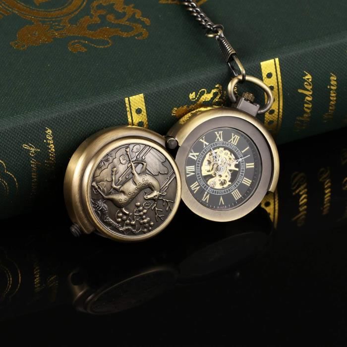 Montre à Gousset Royal BEHA – Remontage Manuel, Incabloc, Plaquée Or, Occasion