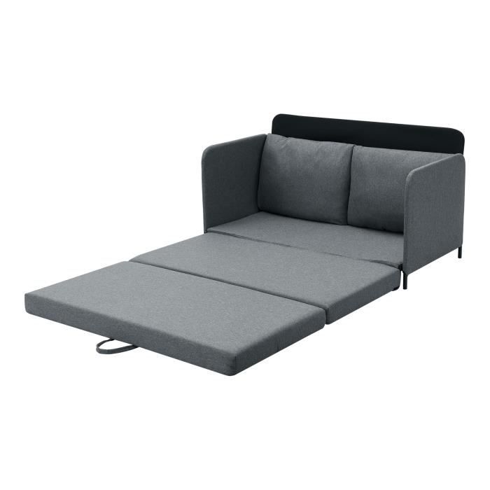 Canapé convertible gris souris - Ameublement