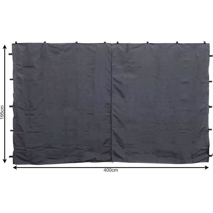Kit de Fixation 4 panneaux solaires sur 2 lignes pour toit en ardoises | Orientation : Paysage - ESDEC | SoluSun