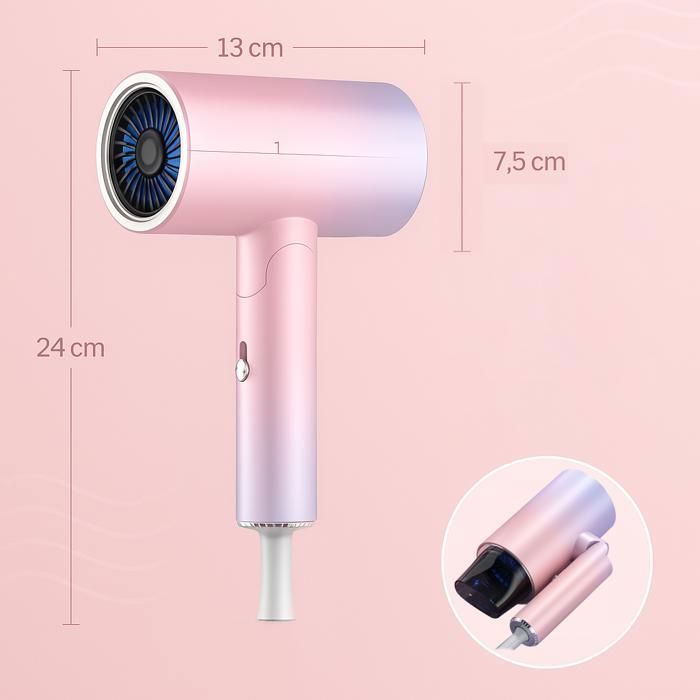 Sèche-cheveux Portable Xiaomi 1600W - Léger, Pliable Et Ionique - Parfait Pour Voyage - Neuf