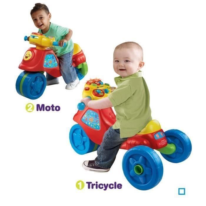 VTECH Tricycle Cyclo Moto 2 En 1 Cdiscount Jeux Jouets