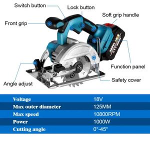 Mini Scie Circulaire Portative Worx – état Très Propre, Fonctionnelle 230V