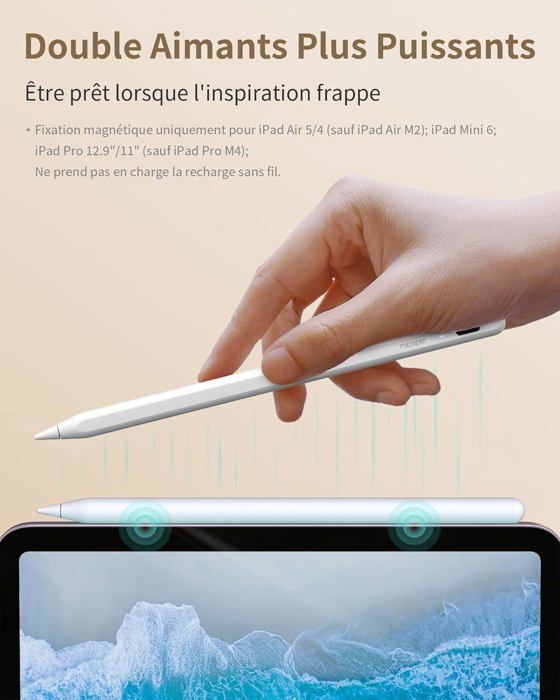 Pack De 2 Stylets Universels Pour Tablettes Et Smartphones - Pointe Précision 2-en-1 Silicone - Sans Chargement