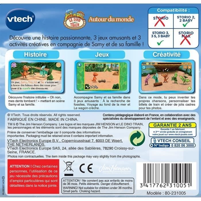 VTech Storio E-Book Animé Contes Traditionnels - Pinocchio, 3 Petits Cochons & Princesse Et La Grenouille