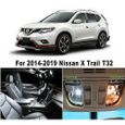 Nissan X Trail T32 pack LED ampoules eclairage interieur Blanc Xenon 6000K 11pcs-0