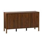 SWEEEK Buffet décor bois 3 portes noyer - 140 x 42 x 78.5 cm - Harmony