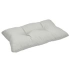 BEAUTISSU HOME STYLE Beautissu Coussin lounge 50x40x12cm - Gris clair - Pour Dossier - Idéal pour extérieur jardin balcon - Imperméable - Xluna