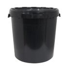 CIS PRODUCTS SEAU NOIR SANS ANSE 32L Ø 38 et COUVERCLE