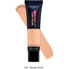 L'OREAL PARIS L'Oréal Paris Infaillible 24H Matte Cover Fond de Teint Haute Couvrance Matifiant/Léger 115 Beige Doré