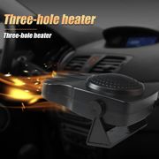 2 en 1 Ventilateur de chauffage et de refroidissement de voiture  Débrouillard rotatif de pare-brise à 360 degrés pour profiter de la  conduite plus chaude