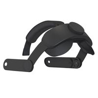 Sangle De Tête De Remplacement Réglable Pour Accessoires De Casque Smart VR Montés Sur La Tête Meta Quest 3 - Noir