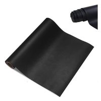 Patch de Réparation Noir en Cuir, Auto-Adhésif, Kit Premiers Soins pour Canapé de Siège de Voiture Meuble Vestes Sac À Main 50x137cm