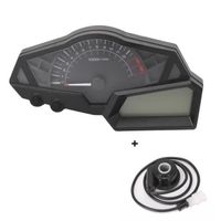 Tachymètre de compteur de de moto Tachymètre de compteur de de motocycliste avec capteur de Spectacle d'eau