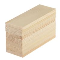 ARGILE - ECORCE - COPEAU DE BOIS Planche de bois de pin 20 pièces