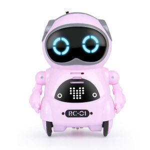 ROBOT - ANIMAL ANIMÉ Rose-Mini Robot de poche RC, jouet intelligent, av