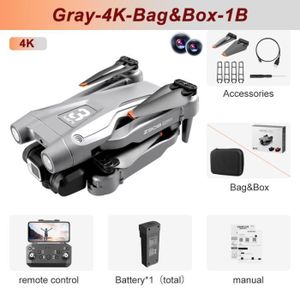 DRONE Noir-4k-bag-box-1B - Drone Z908 Avec Caméra 4k Pro