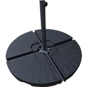 DALLE - PIED DE PARASOL Bilingda® 4 dalles à lester pour gros parasol 48x4