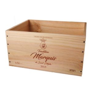 1 x AUTHENTIQUE 12 Bouteilles de grands bois vin Caisse Boîte à outil de stockage. 1 x AUTHENTIQUE 12 Bouteilles de grands bois vin Caisse Boîte à outil de stockage.