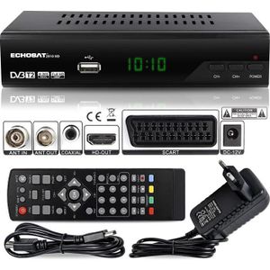 LECTEUR HD DVD Echosat 2910 S DVB-T/T2 Decodeur TNT — ✓Full HD [ 