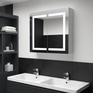 Armoire Avec Miroir Salle De Bain Cdiscount
