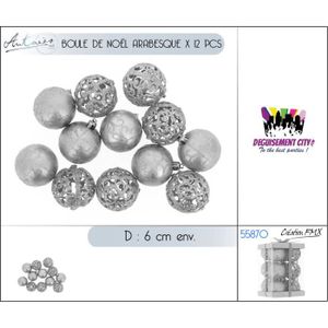 Boule Grise Argent