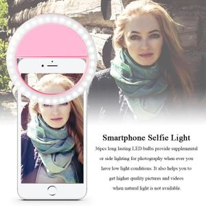 FLASH POUR TELEPHONE Super Lumineux 36 LED Selfie Anneau Lumière Nuit L