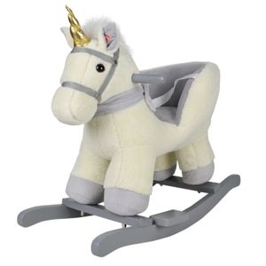 Bieco Peluche Animal à Bascule Ânes | Cheval a Bascule Bebe 1 an Cheval à  Bascule Animal a Bascule Bebe Animaux a Bascule Enfant Cheval Bascule Bois