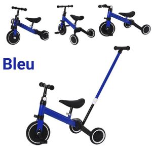 TRICYCLE Tricycle bébé évolutif MENGDA - Bleu - 5 en 1 - Si