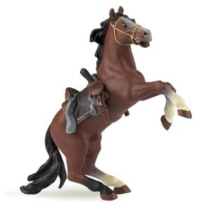 FIGURINE - PERSONNAGE Figurine Cheval De Mousquetaire - PAPO - Peinte à 