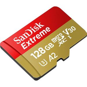 CARTE MÉMOIRE Carte Mémoire microSDXC SanDisk Extreme 128 Go + A
