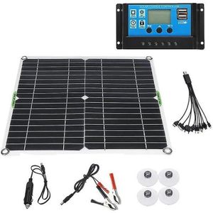 HURRISE Chargeur De Panneau Solaire 50W Kit De Chargeur De Panneau