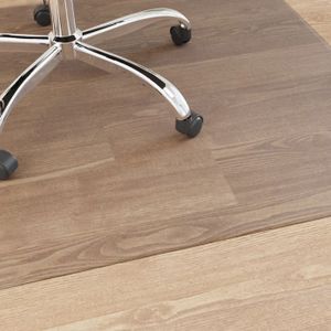 Yuly Tapis de protection pour chaise avec l/èvre 60 x 90 cm Transparent