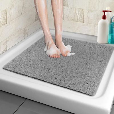 Tapis De Douche Antidérapant, XU, 40x60cm, Trous De Drainage Anti Moisissure Gris Kzq 91822120