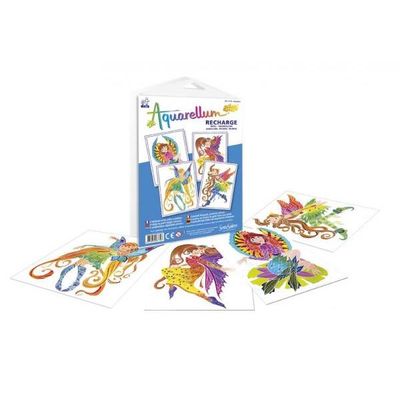Recharge aquarellum - Sentosphère - Funfrag - 677R - Junior Nymphes - Mixte - Enfant - Jeux - Jouets