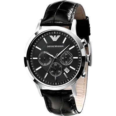 Montre Guess Pour Homme - Cadran Rond, Bracelet Cuir Noir, Acier - Étanche 100 M - Quartz - Neuve Avec étiquettes