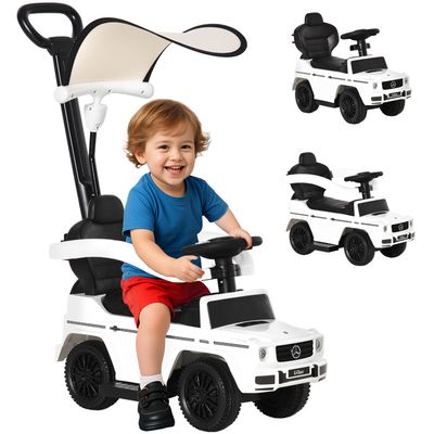 AIYAPLAY Porteur Enfants Voiture Porteur Bébé 18-36 Mois Volant klaxon et Butée Anti-Bascule