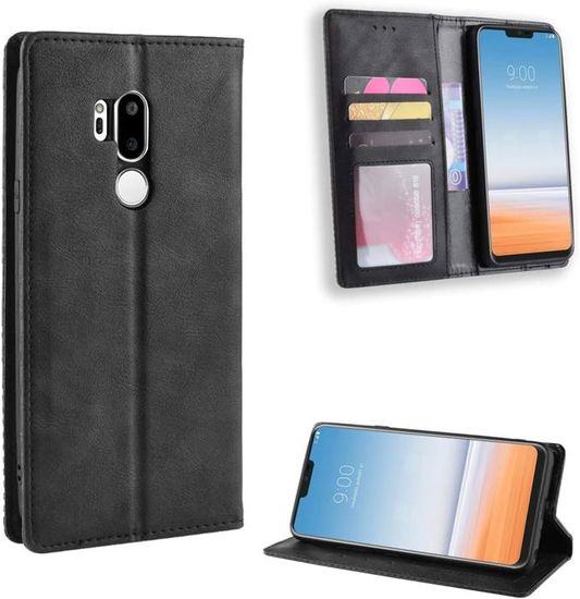 Étui Livre Magnétique Imitation Cuir Pour LG K7 / K7 LTE – Couverture Rabat SMARTMAGNET – Souple