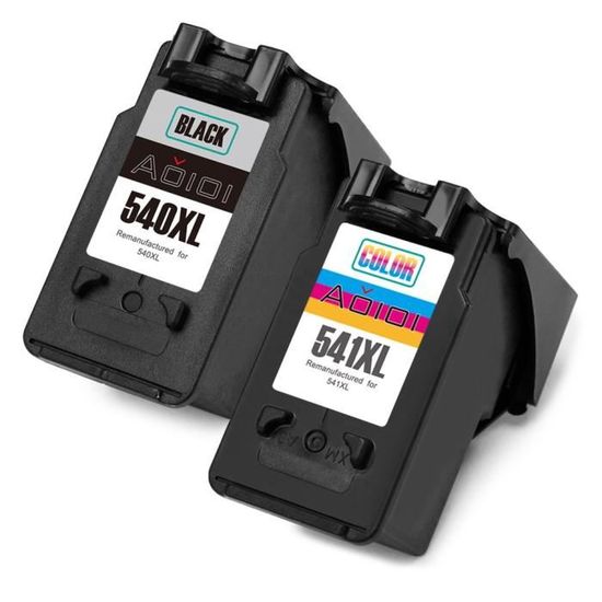 Cartouches D'encre Originales Canon PG-540 Noir Et CL-541 Couleur - Compatibles Avec Les Imprimantes PIXMA MG3650 Et Modèles Similaires