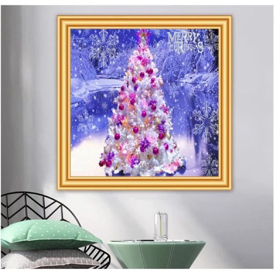 AIRDEA Noël Vintage Diamond Painting Adulte, Sapin De Noël