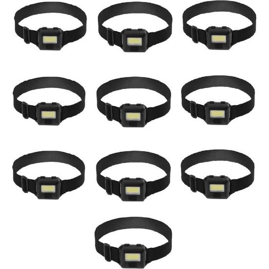 Lot De 2 Lampes Frontales LED Rechargeables USB - 350 Lumens, étanche IPX5, Magnétique