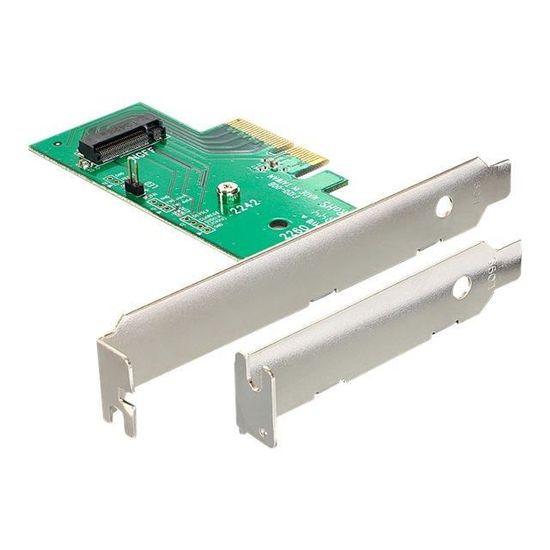 Carte Riser PCIe x4 -> M.2 NGFF DELOCK 89370 - Contrôleur de stockage