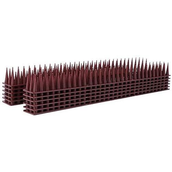 Installé près de la Fenêtre Spikes Oiseau Safe pour Pigeons Moineaux PEDY Répulsif Pigeon Kit Pics 3m Pics Anti-oiseaux en Acier Inoxydable et Polycarbonate le Balcon etc. 