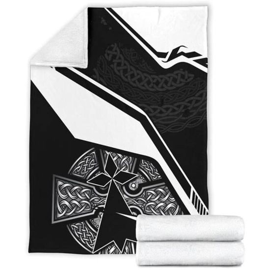 Buohwiwe Couverture Hockey 3D 220x240cm - Plaid Polaire Microfibre Sport