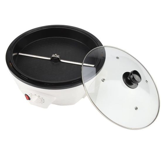 Torréfacteur à Café Électrique 1200W - Machine à Griller Grains 500g, Réglable 0-240°C