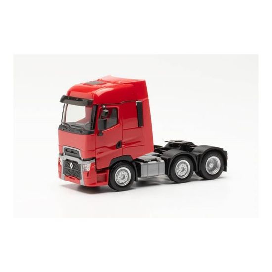 Herpa Camion Renault T Facelift Tracteur 3 Essieux – Miniature 1:87, Allemagne, Plastique Blanc, Collection