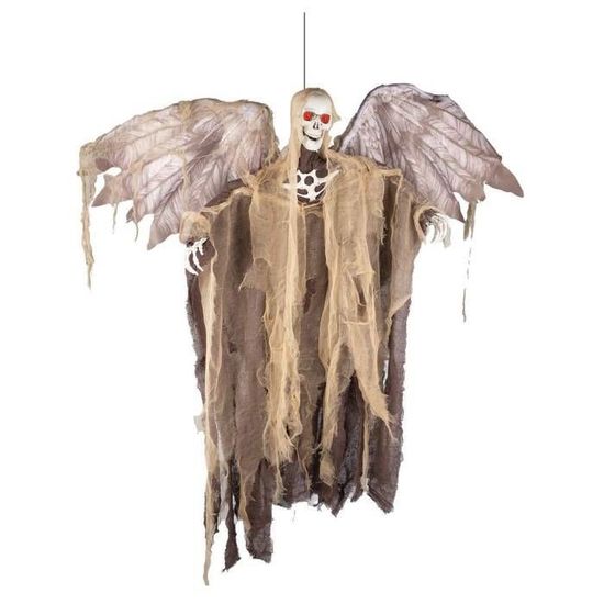 Automate Halloween P'TIT Clown - Araignée Bondissante Animatronique - Avec Son Et Lumières - Décoration Effrayante - Piles Non Incluses - Référence 18411