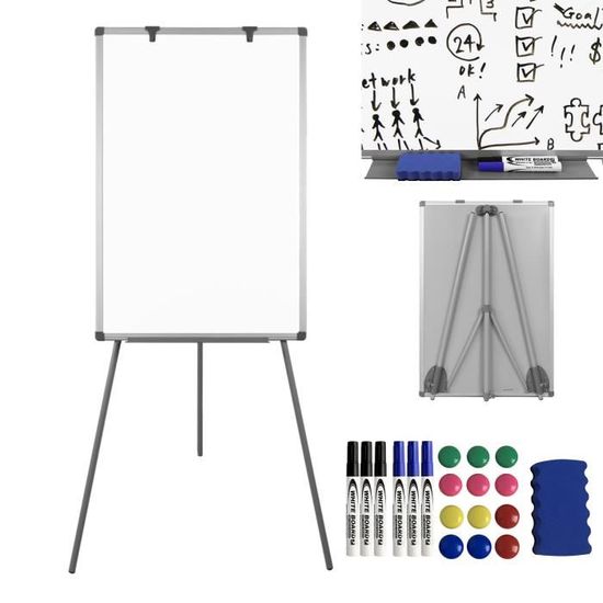 Jago® Chevalet De Conférence - Avec Trépied Réglable En