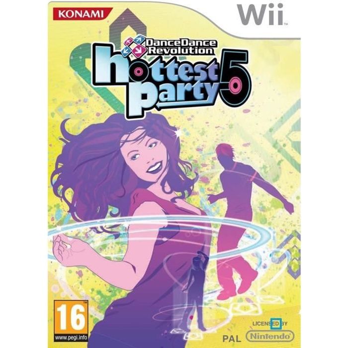Konami Ddr Hottest Party 5 + Tapis / Jeu Console Wii