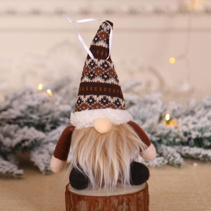 1PC Christmas Ornaments Gift Santa Claus Snowman Toy Doll Hang A1168