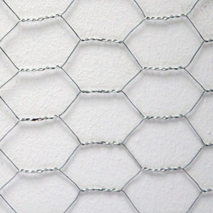 Grillage Métallique pour Cloture | Maillage Hexagonal : 25x25mm | Longueur 25m | Hauteur 100cm | Clôture pour animaux et plantes ...